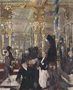 Sir William Orpen Cafe Royal oil